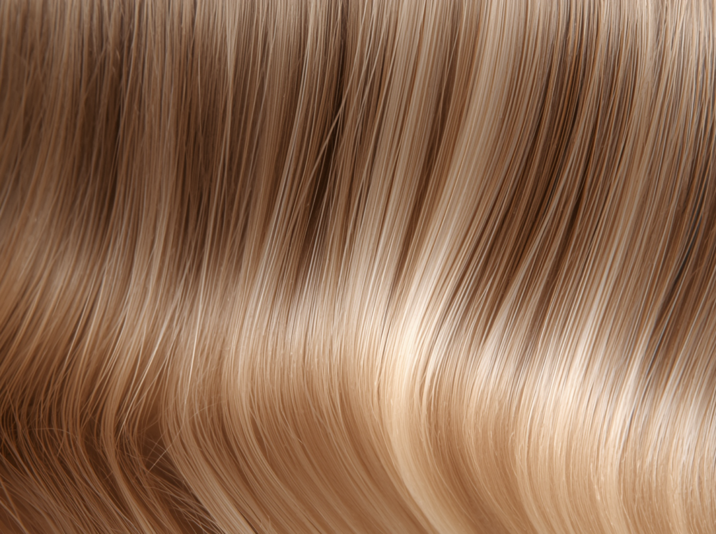Close-up of hair whighlighting