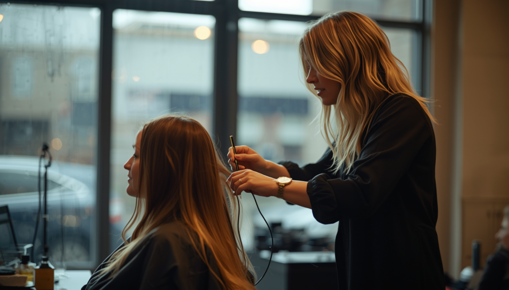 Professional hair consultation in a hair salon in Cape Town