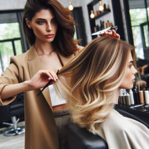 art of balayage - cutting and styling