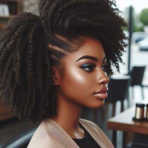 hair salon cape town - beautifully styled natural hair