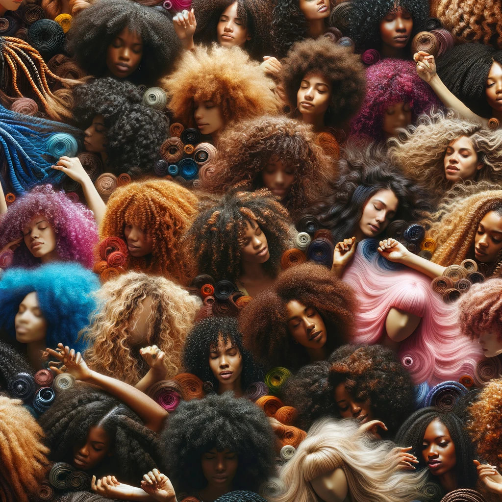 Natural Hair Care - diverse hair textures