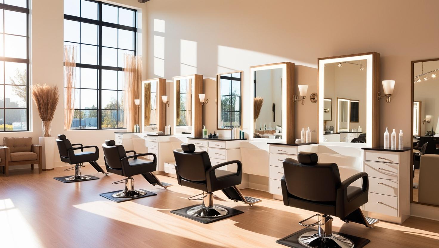 Claremont hair salon interior