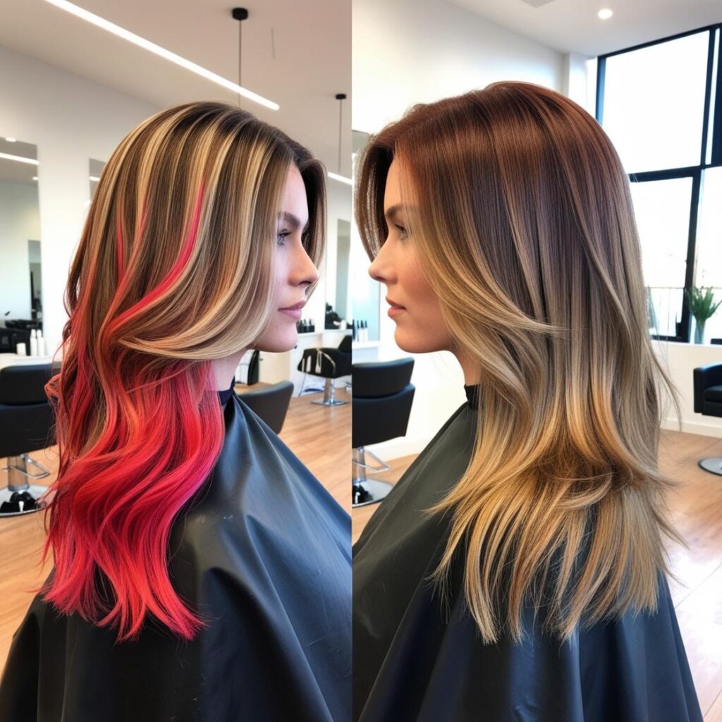 Hair colouring techniques