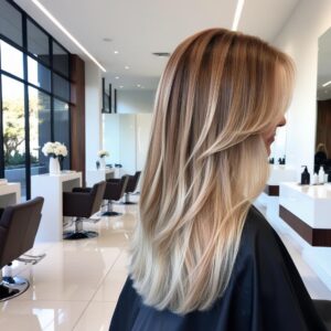 hair colouring techniques - balayage