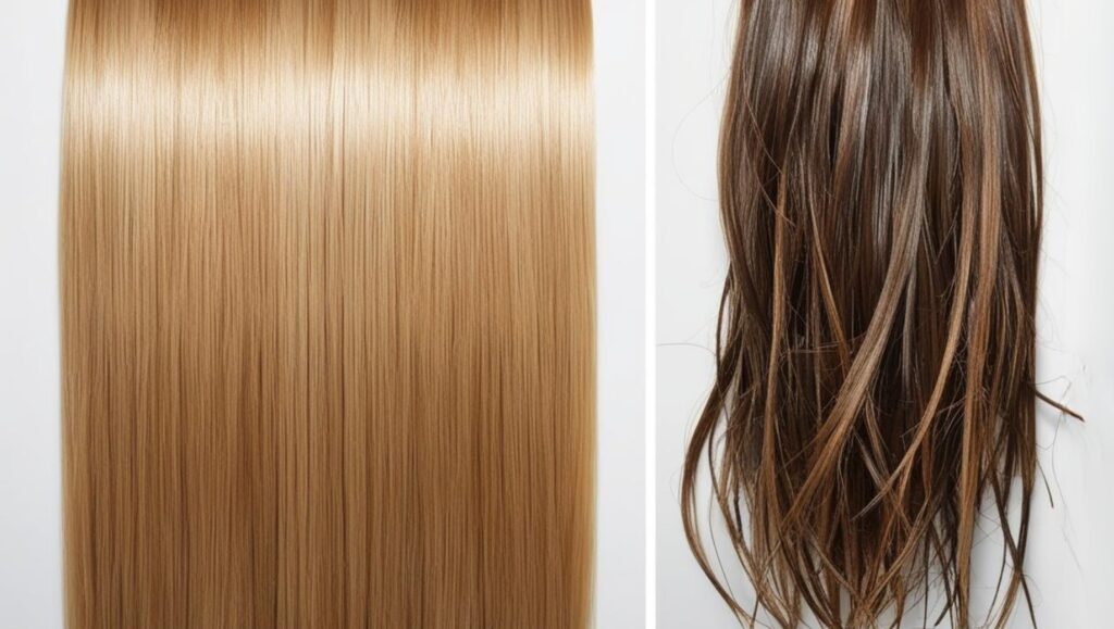 2 hair cutting specialists - healthy hair vs split ends