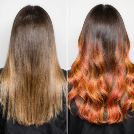 spring hair trends - faded damaged hair vs healthy balayage
