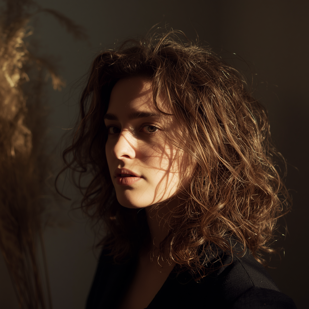 hairdresser - woman with dry, brittle hair